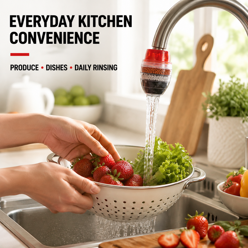🥳 Hot Seller 🥳💞 Over 10,000 units sold! Water Purifier—5-stage filtration, splash-proof design, easy installation. Enjoy cleaner water—buy now! ✅