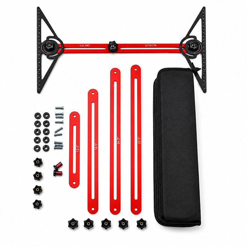 ⏳🔥LIMITED-TIME 50% OFF! ⏰ Multi-Function Woodworking Marking Tool Kit – Measure, Lock & Mark📐🔧