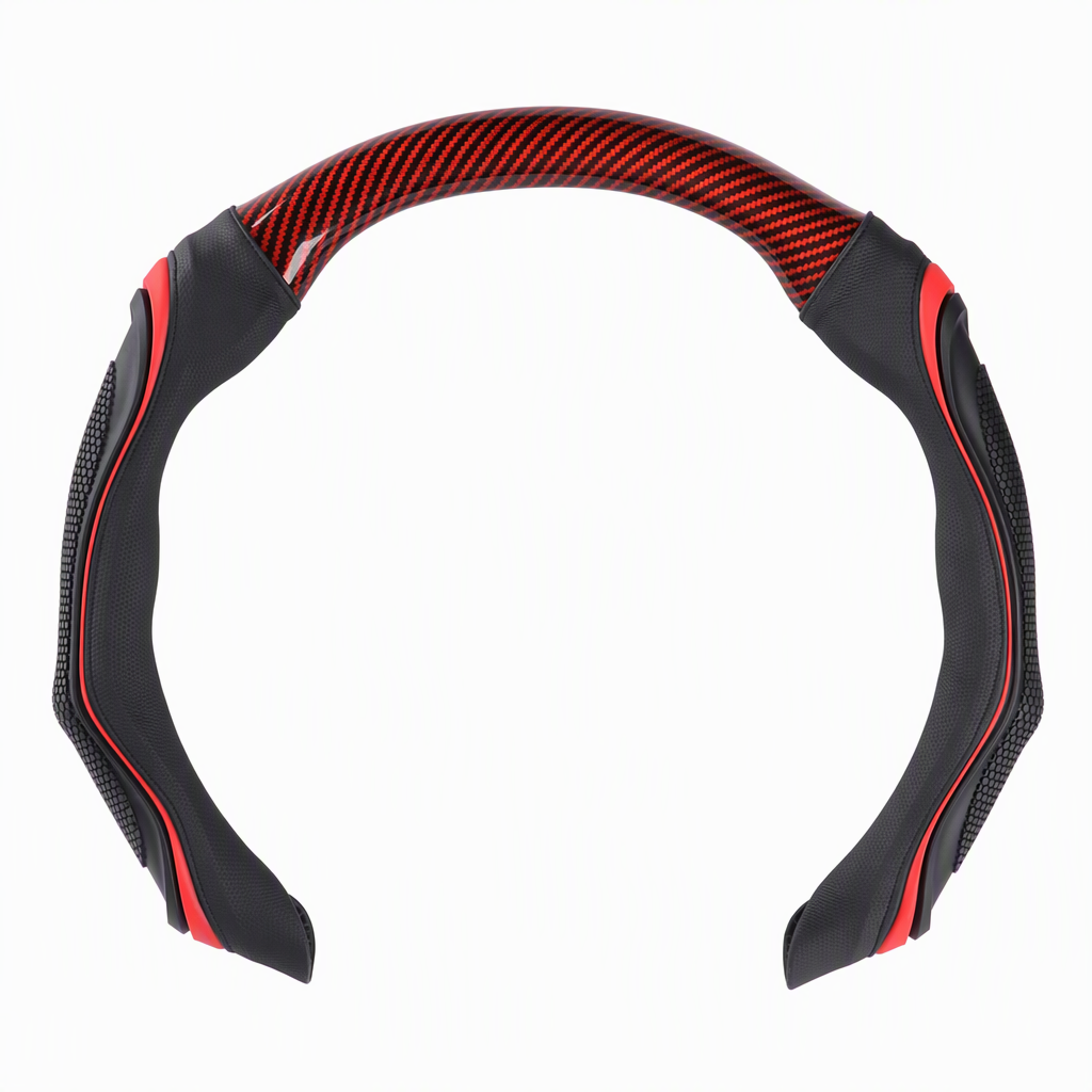 📢📢50% OFF !! ⏰Universal Carbon Fibre Steering Wheel Cover – Refresh Your Daily Drive ✨