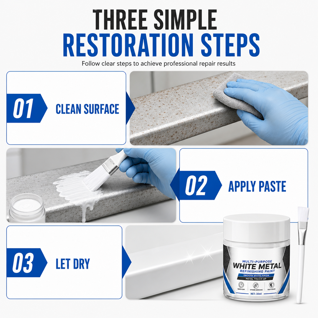 Multi-Purpose White Metal Touch-Up Paint