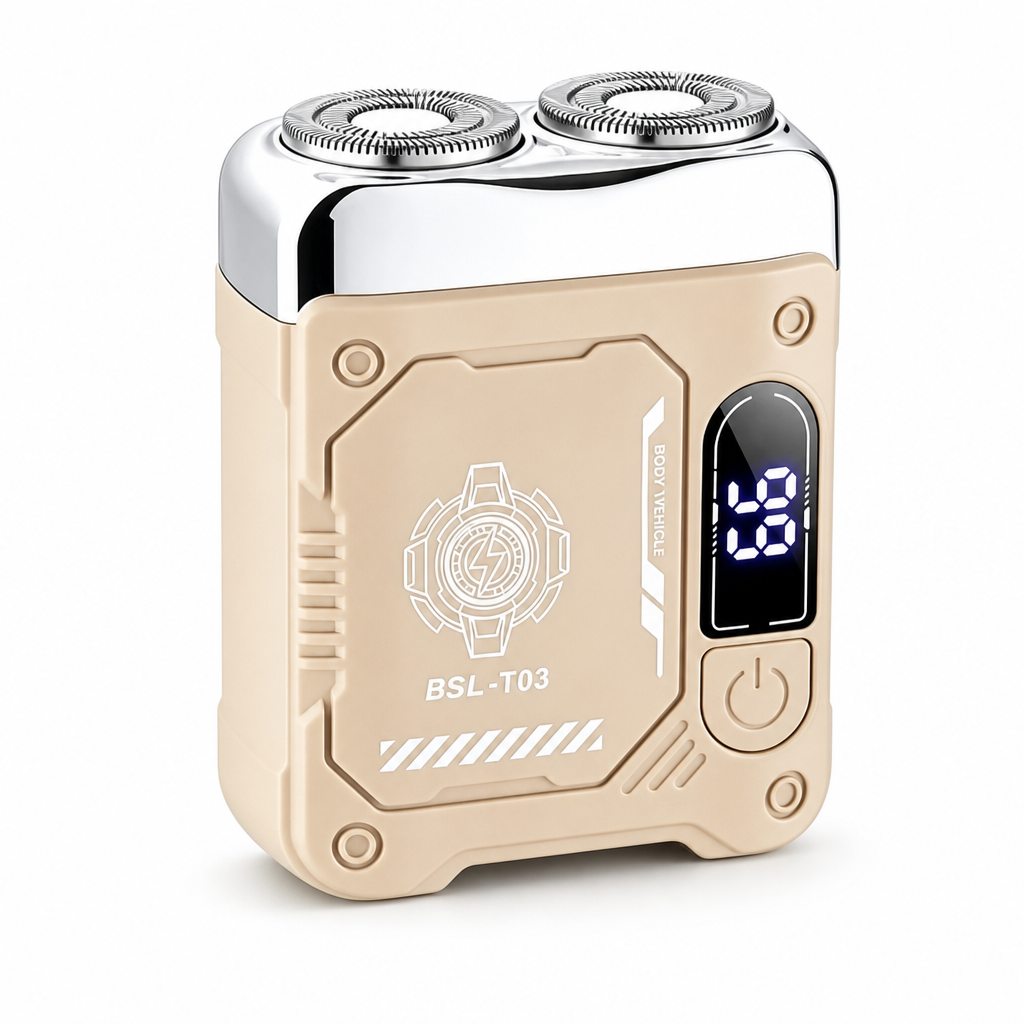 Mini Portable Electric Dual Head Shaver for Men