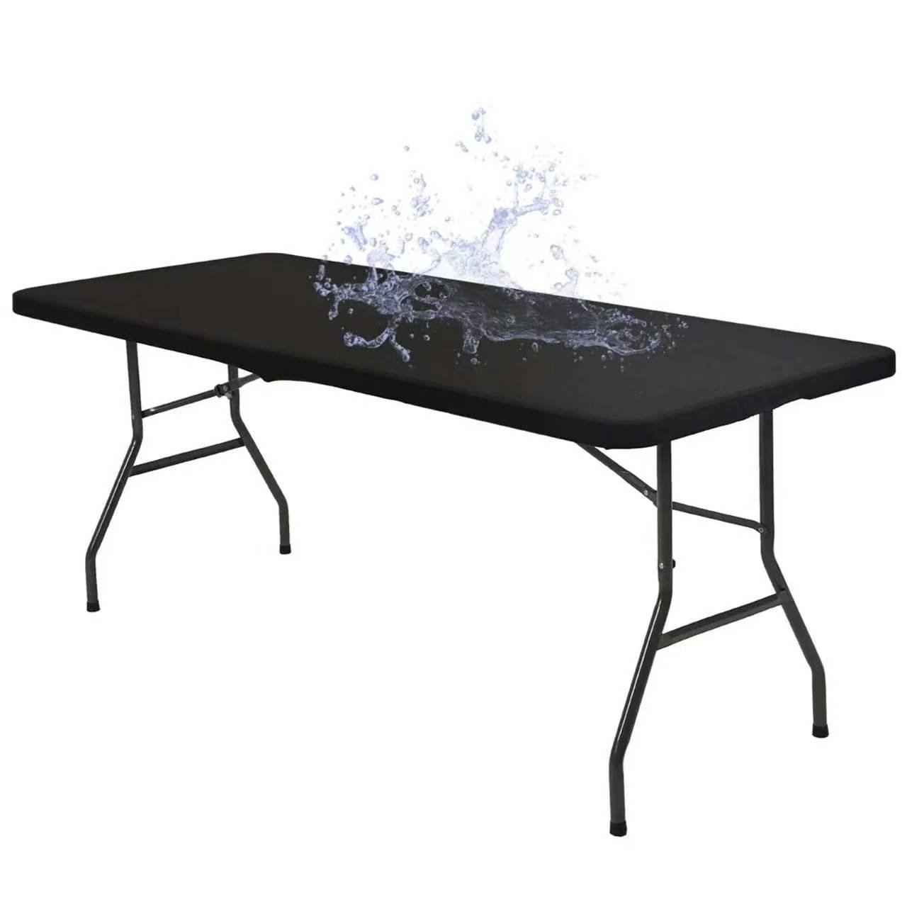 ✨ Sleek Look, Zero Creases – Reusable Spandex Table Cover for Dining & Garden. Half Price. Free US Delivery