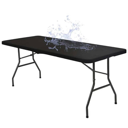 ✨ Sleek Look, Zero Creases – Reusable Spandex Table Cover for Dining & Garden. Half Price. Free US Delivery