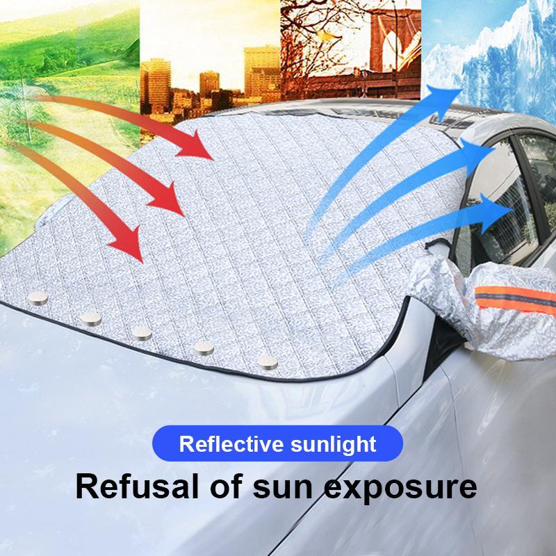 🚗 50% OFF NOW! ✨ Front Windshield Cover – All-Season Protection, Frost Protection & Premium Quality – Perfect for Cars, Vans, and SUVs ❄️☀️