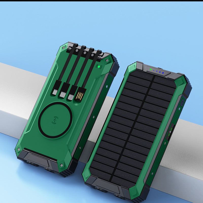 ⚡Solar Wireless Portable Power Bank （Free Shipping & 50% OFF）
