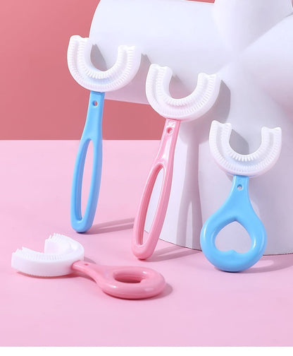 🔥More options for children🦷All Rounded Children U-Shape Toothbrush🎁