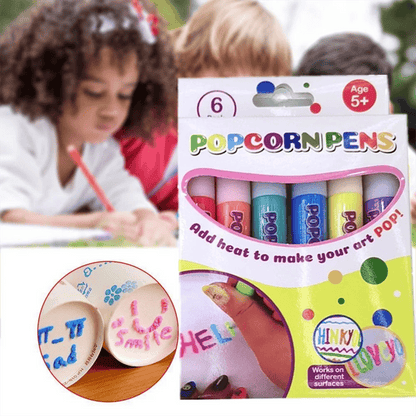 ⏳Time-Limited Special⏰Magic Pen – Draw 3D with one stroke!🎄 DIY Bubble Popcorn Drawing Pens