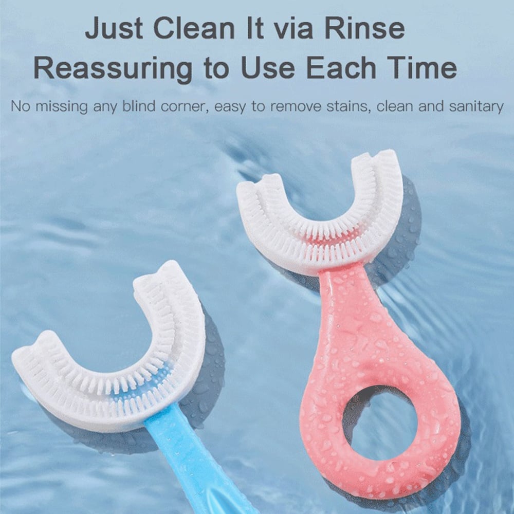 🔥More options for children🦷All Rounded Children U-Shape Toothbrush🎁