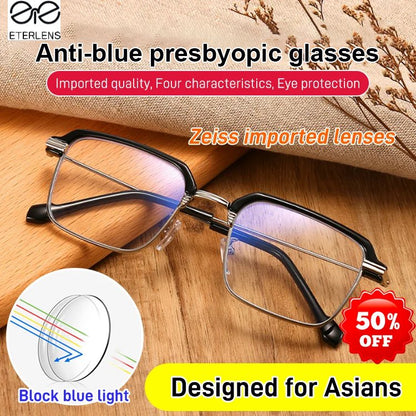 🔥Factory direct sale🔥Photochromic day and night use Anti-blue light reading glasses