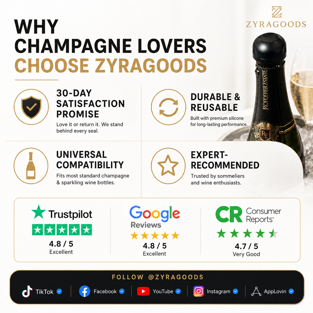 🎄 Silicone seal for wine/champagne bottles – The perfect Christmas accessory 🥂