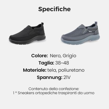 👞 LIMITED-TIME 50% OFF! ✨Men's Orthopedic Breathable Slip-On Sneakers