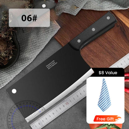 ✨ Forged High-Carbon Steel Chef's Knife — Sharp, Durable, Rust-Resistant, and Versatile for Every Kitchen! ✨