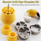 🌲Electric Drill Compatible PVC Pipe Threader Kit with Various Die Sizes