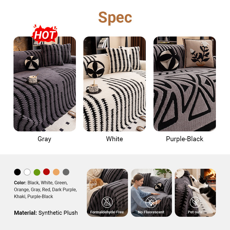 🛋️🏠 50% OFF! ✨Plush Non-Slip Sofa Cover – Soft, Washable & Fits All Sofa Sizes.