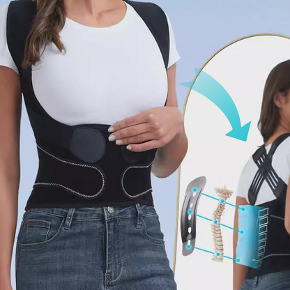 🚶 LIMITED-TIME 50% OFF! ✨ Posture Corrector – Adjustable, Spine Support, Back Pain Relief ✨
