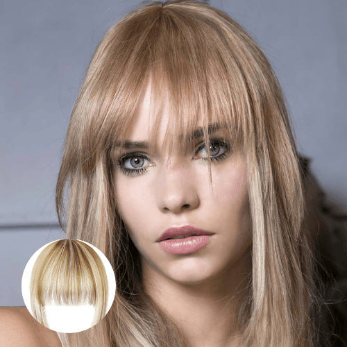 🎀50% OFF 🎀 Clip-in bangs 100% real hair extensions air bangs