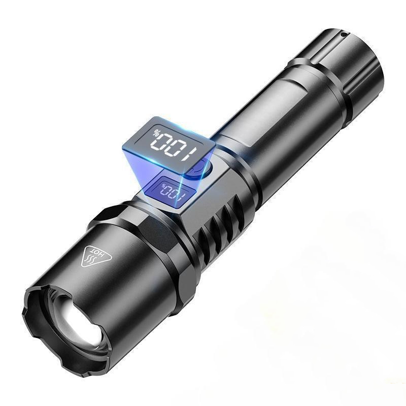 Rechargeable Laser Flashlight with Digital Display
