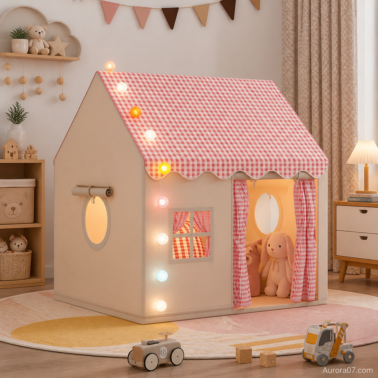 🏰 50% OFF NOW! ⏰ Children's Play Tent Castle – Spacious & easy to set up – Breathable fabric, perfect for indoor or outdoor fun – encourages imaginative play ✨🧸