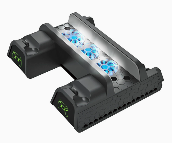 Multifunctional Cooling Stand Set for PS5/PS4