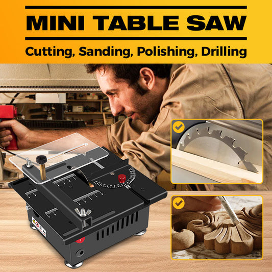 💥Super low price⏰Multifunctional Mini Precision Table Saw