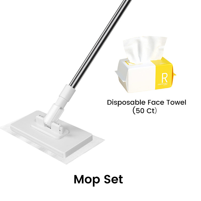 ⏰ Now only 50% off!💥Disposable Dust Mop with 4 Reusable Cloths