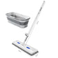 🧼🌀 Upgraded Chenille Flat Mop! 3s Water Absorption + 180° Floor-Hugging, Zero Blind Spots Cleaning 🚀