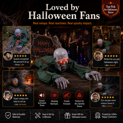 Halloween Horror Model Crawling Ghost