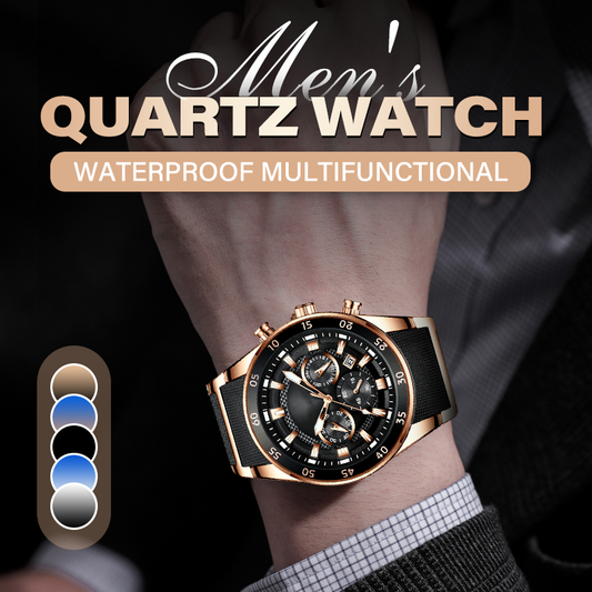 ⏳Limited-time 50% off⏰Men’s Waterproof Multifunctional Quartz Watch⌚