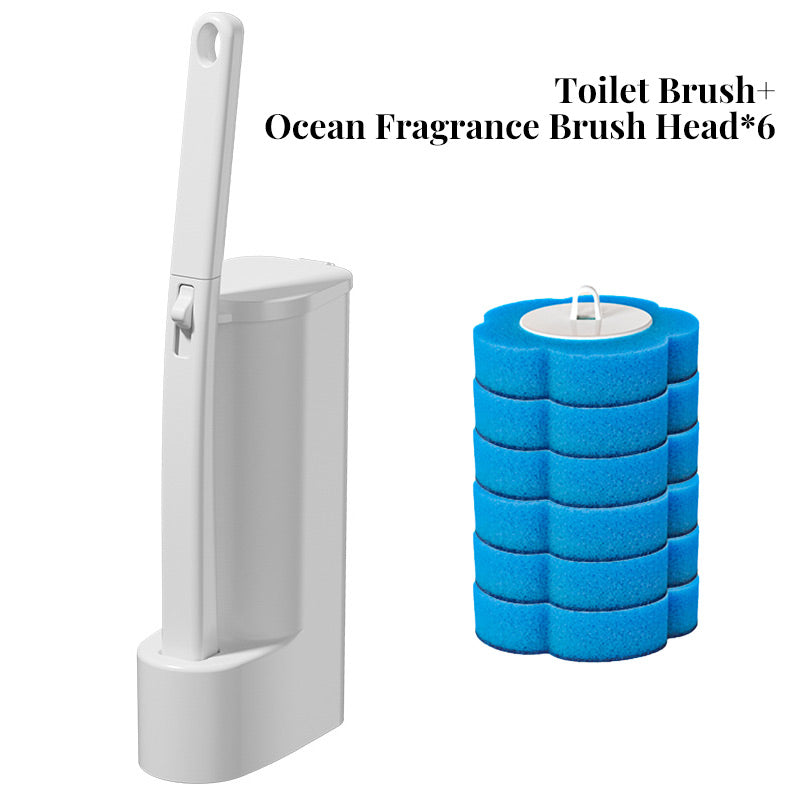 🎉Disposable Toilet Brush with Storage Holder