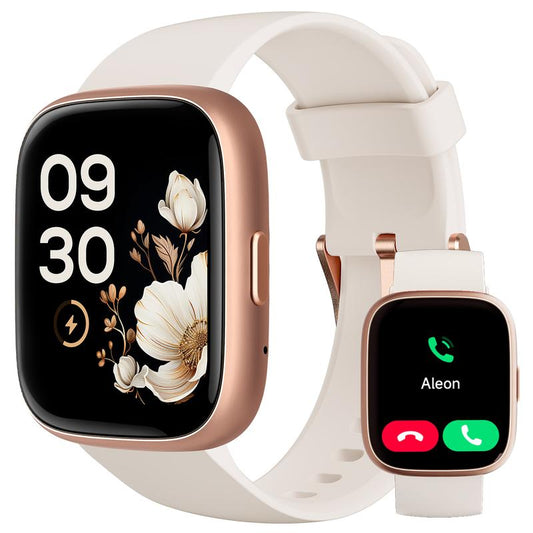 ✨ Unisex smartwatch: a fitness tracker with call functionality, featuring sleep monitoring, 100 exercise modes, and a pedometer—all in an IP68 water-resistant design