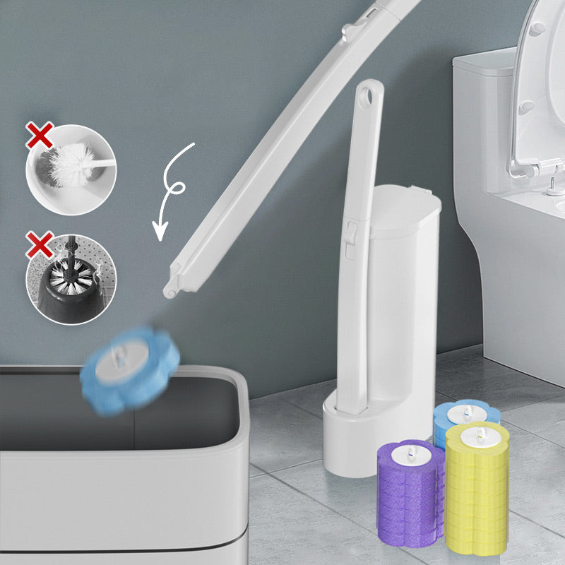 🎉Disposable Toilet Brush with Storage Holder