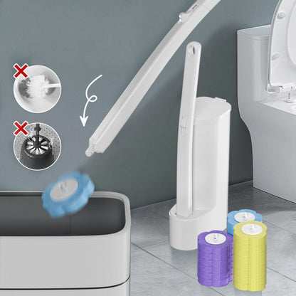 🎉Disposable Toilet Brush with Storage Holder