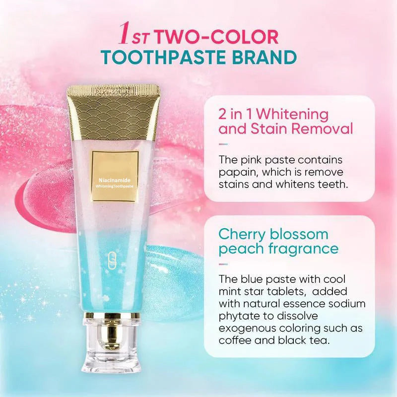 💖Niacinamide toothpaste for dazzling white teeth🦷Pearly white teeth🦷The new secret weapon for your smile!