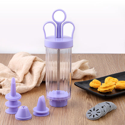 📢📢50% OFF !!⏰️ Stainless Steel Cake Decorating Gun Kit – 18-Piece Piping Set, Fill & Decorate with Ease, BPA-Free 🍪