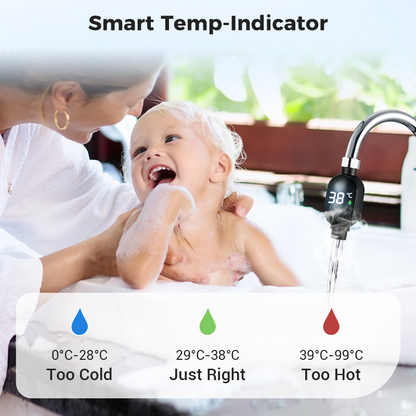 🌡️Shower Thermometer-Instant Digital Display, Waterproof & Easy Install for Safe Bathing 👶📦