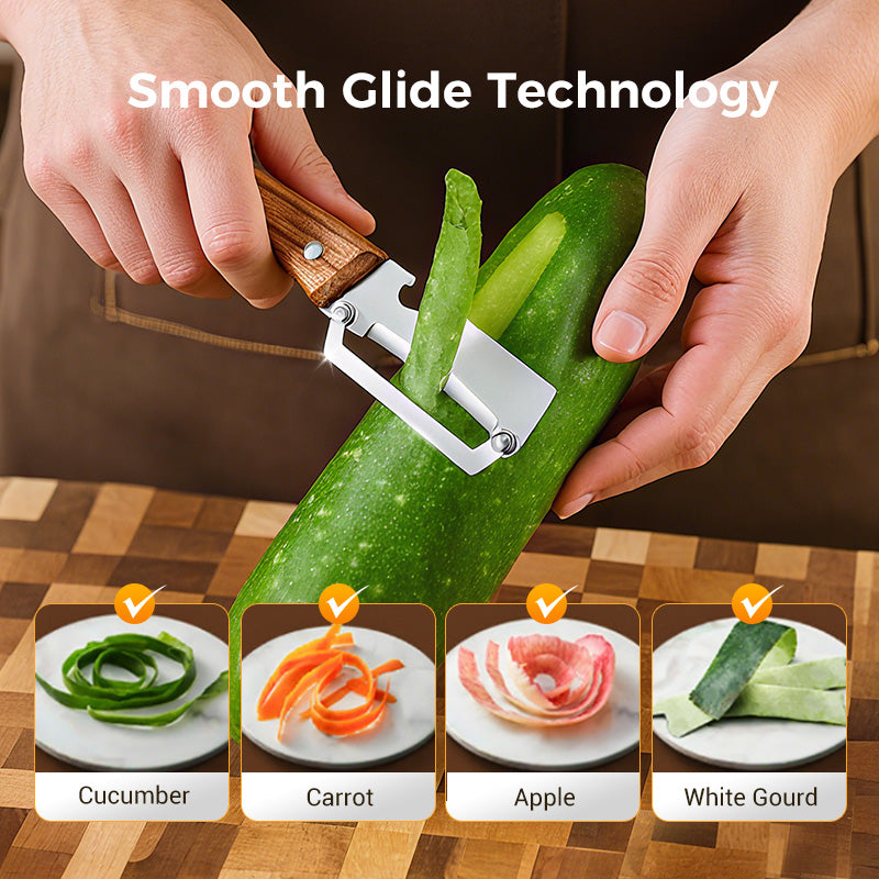 🥕【Buy One, Get One Free】Multifunctional Vegetable Peeler — Stainless Steel
