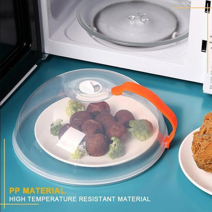 🧼 Durable Microwave Splash Guard Lid — BPA-Free, Large Size Design, Easy to Use! 🧼