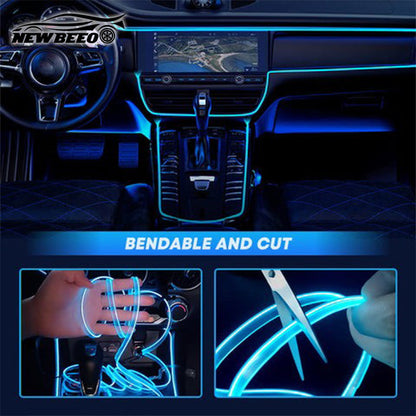 🎁50% OFF NOW!🚗Car Interior LED Atmosphere Strip💡Multi Color Options🔌USB Powered✨Easy Install Dashboard & Door Ambient Light