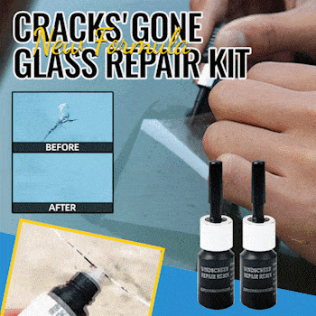 🏆 50K+ SOLD! – Almost Gone-⚡🔥Cracks'Gone Glass Repair Kit (New Formula)