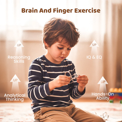 🧠 Limited-Time Offer: 50% OFF!!!🧠🔠Metal Montessori Puzzle Solving