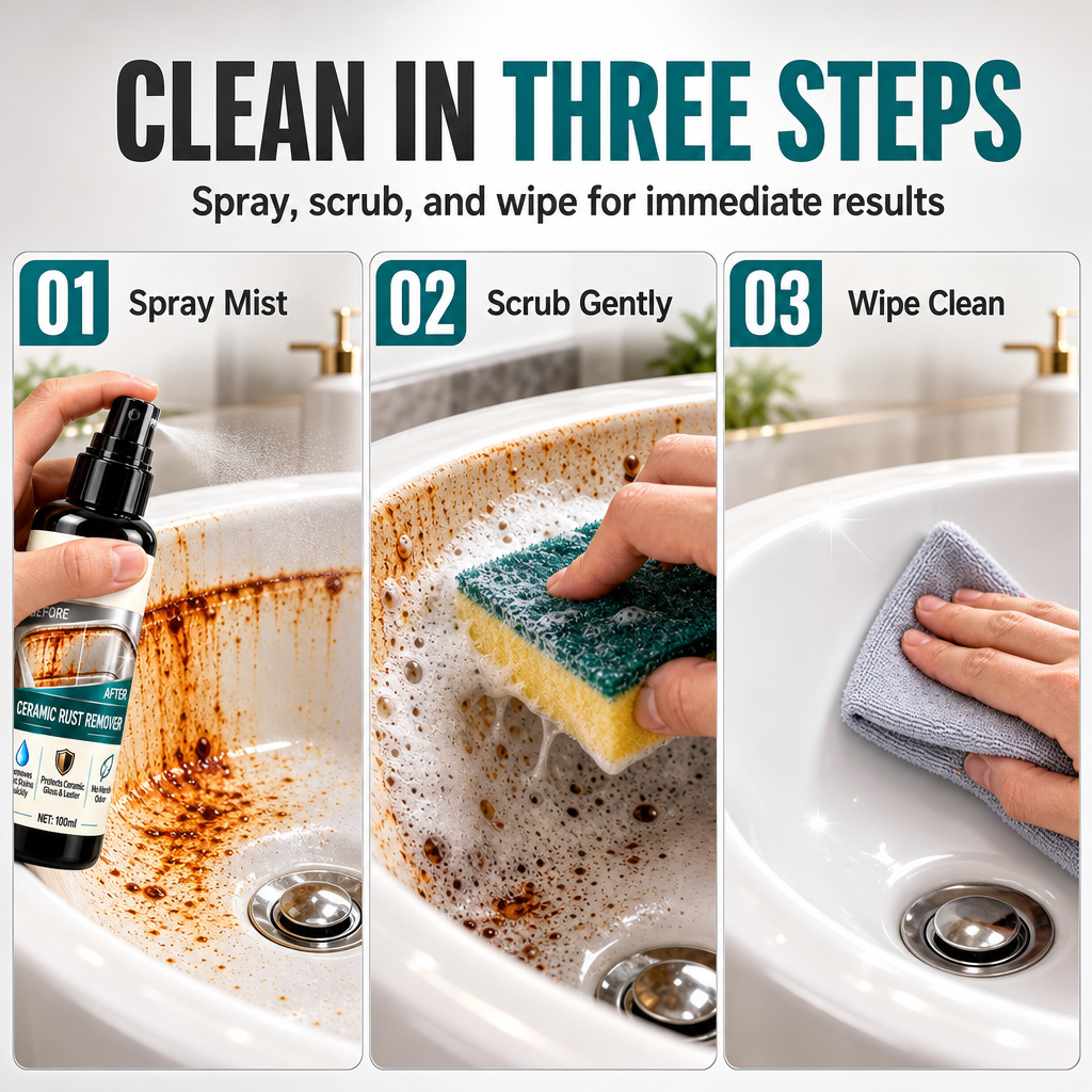 ⏰🎁Ceramic Rust and Limescale Remover Spray