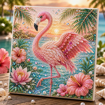 Highland Cow Pearl Art DIY Kit – Relaxing DIY Craft to Create Stunning Coastal Artwork