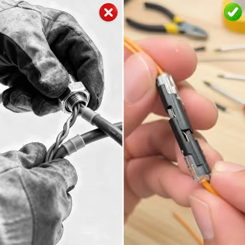 📢📢40% OFF !! ⏰Double-wire Plug-in Connector With Locking Buckle