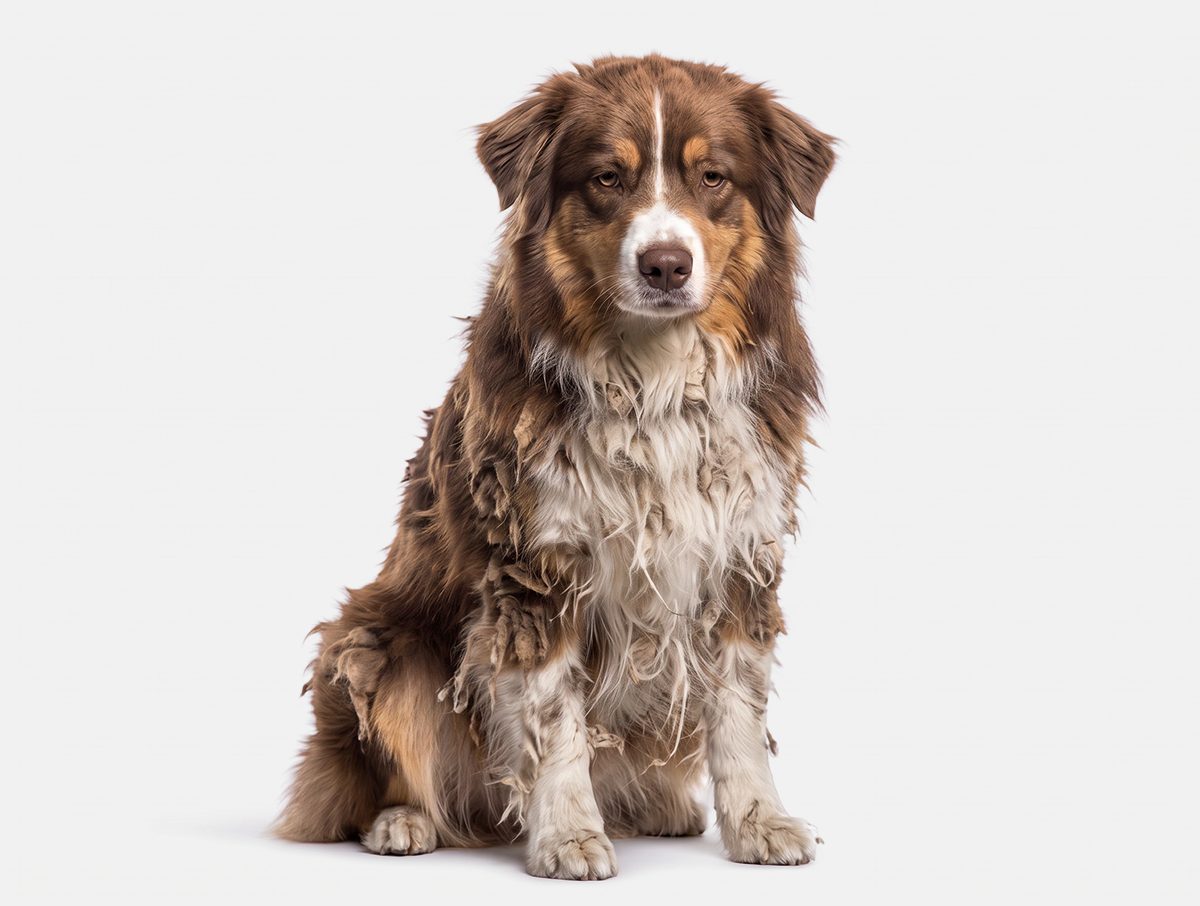 Coat before grooming