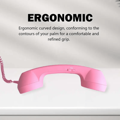 🎄Christmas Sale📞Retro Phone Handset for iPhone & Android, Type-C Vintage Telephone Receiver with HD Microphone & Speaker