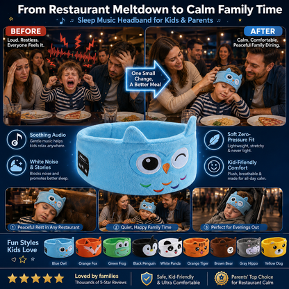Kids' Bluetooth Headband Headphones