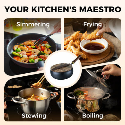 ⏳LAST DAY SALE 50% OFF!!🔥🍳Professional-Grade Uncoated Iron Pot