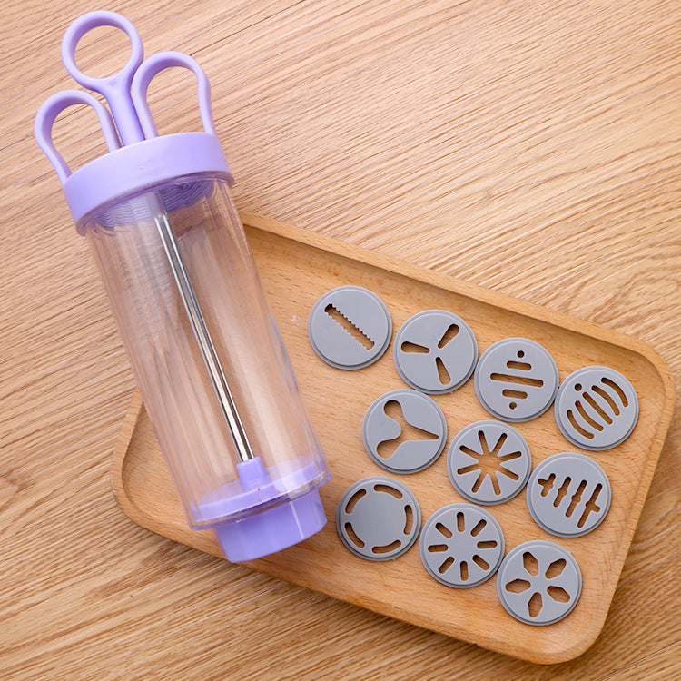 📢📢50% OFF !!⏰️ Stainless Steel Cake Decorating Gun Kit – 18-Piece Piping Set, Fill & Decorate with Ease, BPA-Free 🍪