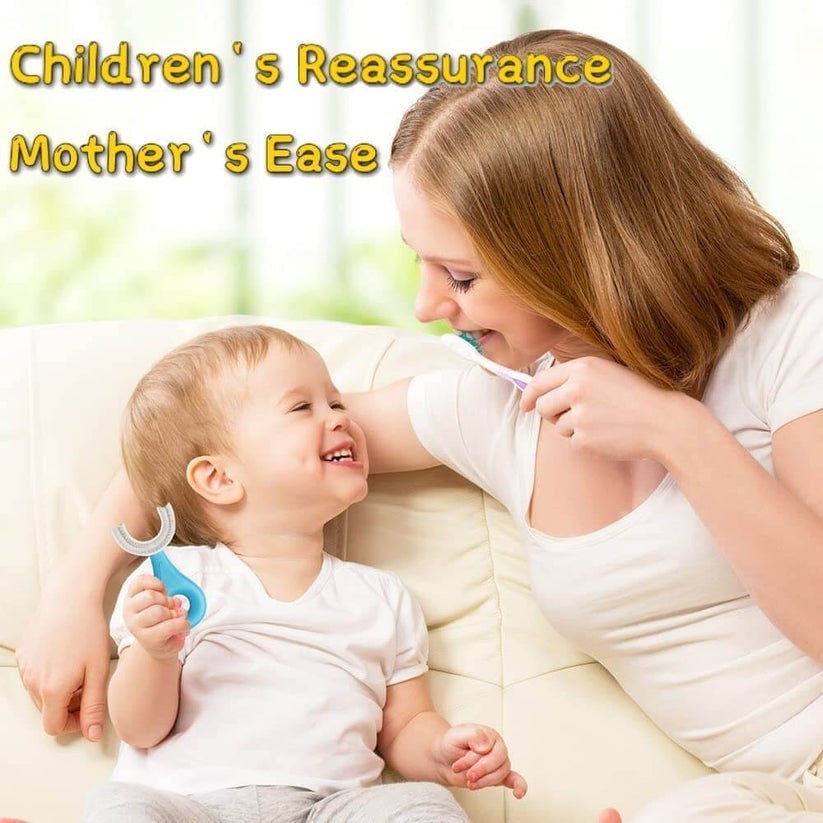 🔥More options for children🦷All Rounded Children U-Shape Toothbrush🎁