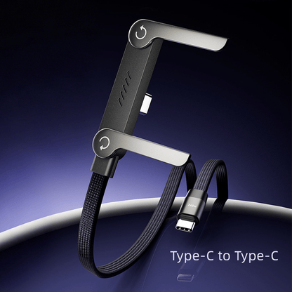 ⚡ Invisible Holder Charger Cable with Stand – Hidden Bracket Design, Fast Charging Support, Tangle-Free & Durable 📱